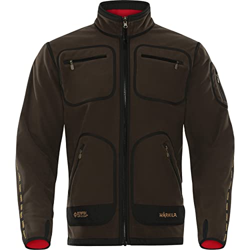 Härkila Kamko Fleecejacke, brown/red, L von Härkila