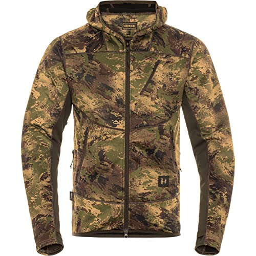 Härkila | Deer Stalker camo fleece hoodie | Professionelle Jagd Kleidung & Jagd Zubehör für Herren & Damen | Skandinavische Qualität Made to Last | AXIS MSP®Forest, L von Härkila