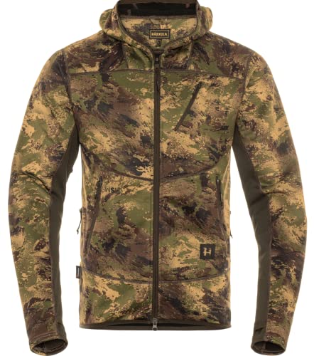 Härkila | Deer Stalker camo fleece hoodie | Professionelle Jagd Kleidung & Jagd Zubehör für Herren & Damen | Skandinavische Qualität Made to Last | AXIS MSP®Forest, XL von Härkila