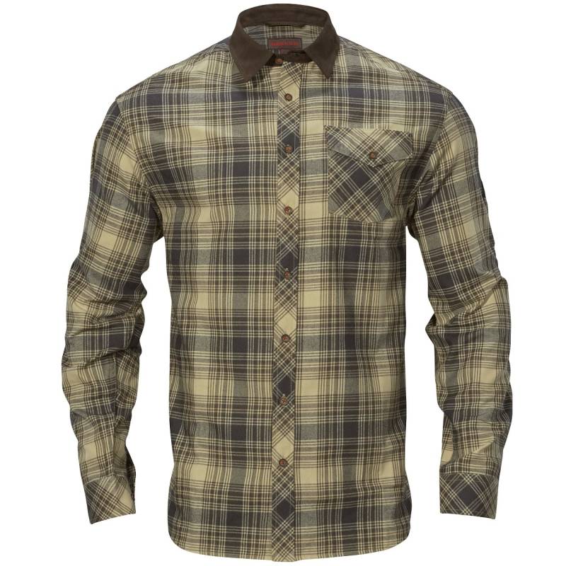 Härkila Driven Hunt Jagdhemd Braun von Härkila