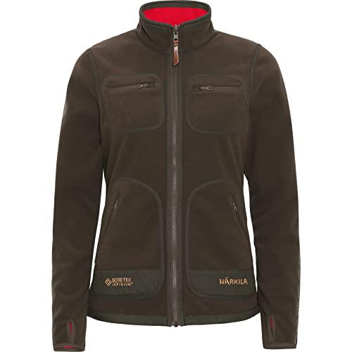 Härkila | Kamko Fleece Women | Professionelle Jagd Kleidung & Jagd Zubehör für Herren & Damen | Skandinavische Qualität Made to Last | Brown/Red, L von Härkila