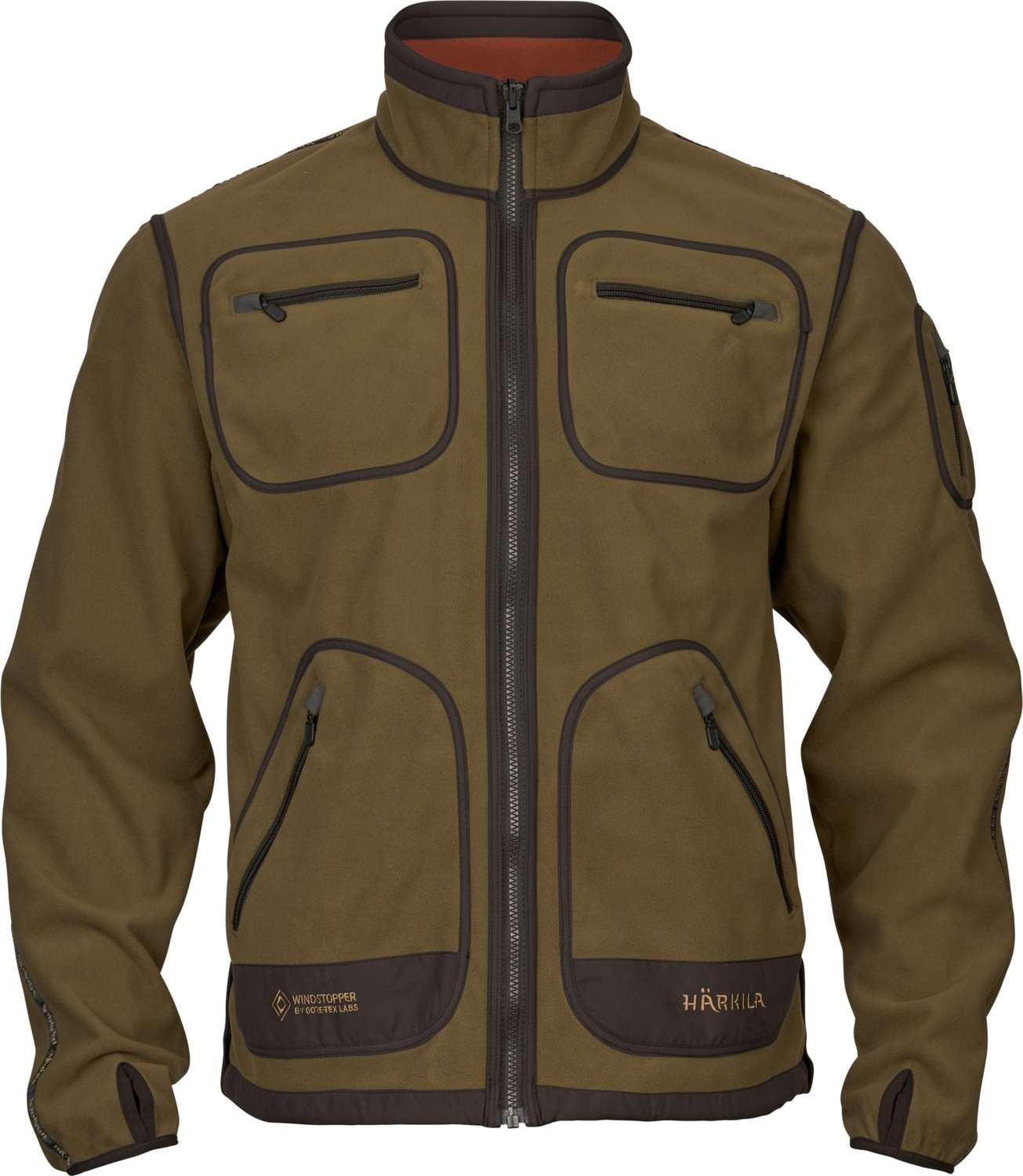 Härkila Kamko Fleecejacke Grün / Orange von Härkila