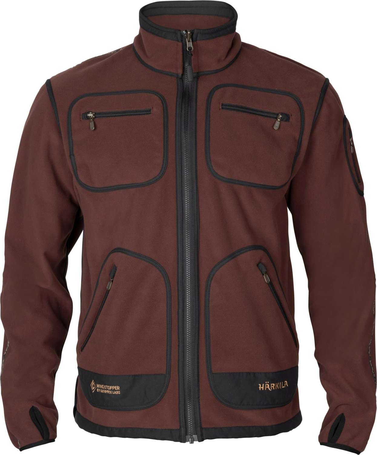 Härkila Kamko Fleecejacke Rot / Grün von Härkila