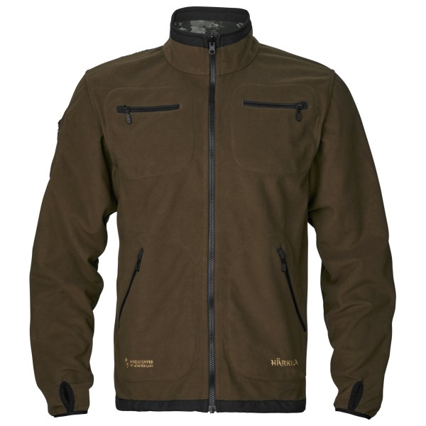 Härkila - Kamko Noctyx WSP Reversible Fleece Jacke - Fleecejacke Gr L braun von Härkila