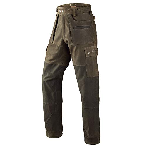 Härkila Lederhose Jagd Herren Angus - robuste Jagdhose aus Leder, Größe:50 von Härkila