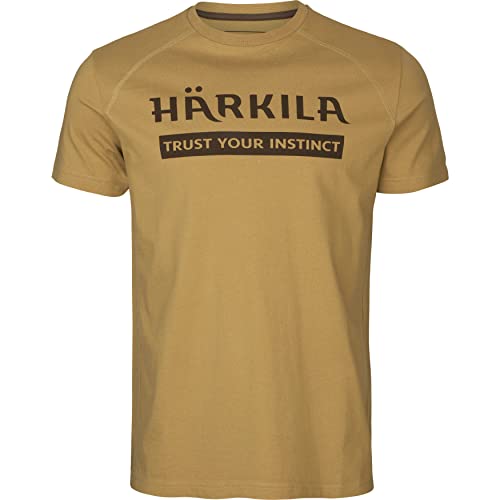 Härkila Logo T-Shirt 2er-Pack, Willow Green/Slate Brown, Gr. 3XL von Härkila