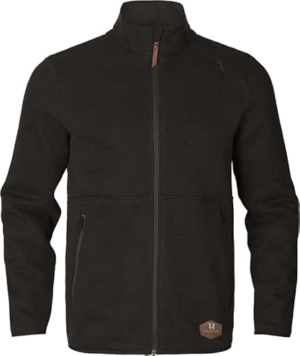 Härkila Metso Strickjacke Braun - Warme Wolljacke für die Jagd - Leise Jagdjacke aus atmungsaktiver Actiwool, Größe:XXL von Härkila