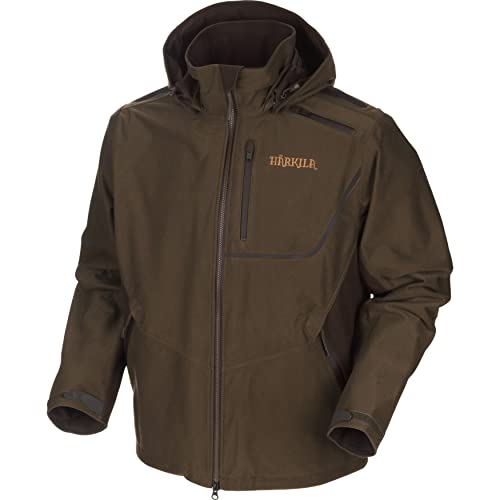 Härkila | Mountain Hunter Jacke | Professionelle Jagd Kleidung & Jagd Zubehör für Herren & Damen | Skandinavische Qualität Made to Last | Hunting green/Shadow brown, 50 von Härkila