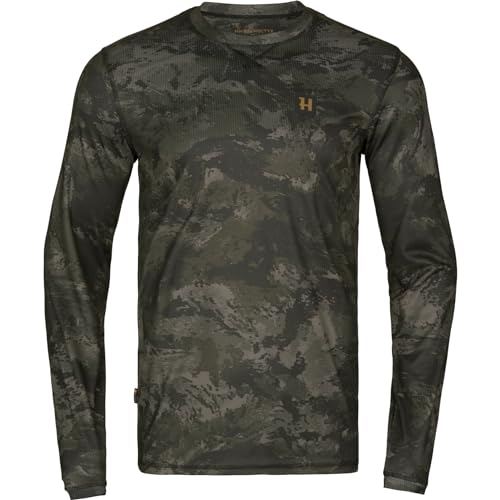 Härkila NOCTYX Camo L/S t-Shirt | Axis MSP®Black, XL von Härkila