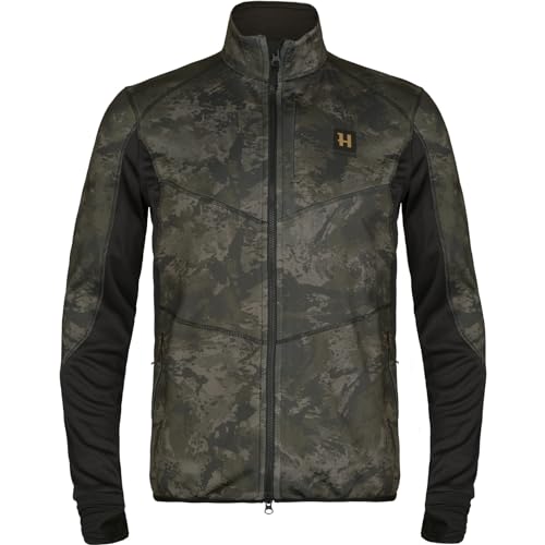Härkila NOCTYX Camo fleece Jacke | AXIS MSP®Black/Black, XL von Härkila