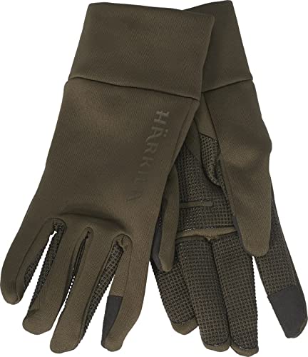Härkila Power Stretch Handschuhe Grün - Leise Jagdhandschuhe mit Touchscreen Finger - Pirschjagd Handschuhe Jagd, Größe:L Härkila Power Stretch Handschuhe Grün - Leise Jagdhandschuhe mit Touchscreen Finger - Pirschjagd Handschuhe Jagd, Größe:L von Härkila