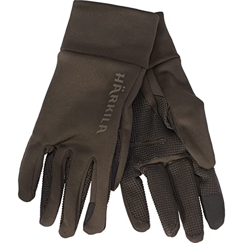 Härkila Power Stretch Handschuhe | Professionelle Jagd Kleidung & Jagd Zubehör für Herren & Damen | Skandinavische Qualität Made to Last | Shadow Brown, M von Härkila