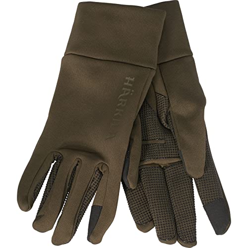 Härkila Power Stretch Handschuhe | Professionelle Jagd Kleidung & Jagd Zubehör für Herren & Damen | Skandinavische Qualität Made to Last | Willow green, S von Härkila