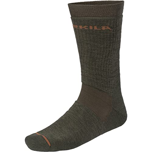 Härkila | Pro Hunter 2.0 short Socken | Professionelle Jagd Kleidung & Jagd Zubehör für Herren & Damen | Skandinavische Qualität Made to Last | Willow green/Shadow brown, L von Härkila