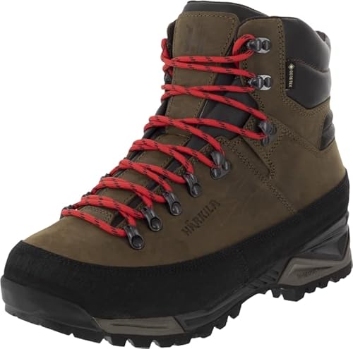 Härkila Saxnäs GTX Herren - Wasserdichter Trekkingstiefel für die Jagd aus Leder - Robuster Jagdstiefel für Männer mit Gore-Tex Membran , Schuhgröße:45 von Härkila