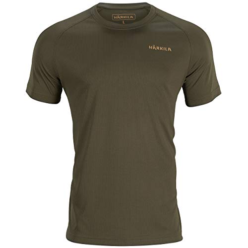 Härkila Trail Jagdshirt Willow Green - T-Shirt für Jäger mit geruchsneuralisierendem Polygiene-Finish - Funktionsshirt für die Jagd - Leichtes Jägershirt , Größe:M Härkila Trail Jagdshirt Willow Green - T-Shirt für Jäger mit geruchsneuralisierendem Polygiene-Finish - Funktionsshirt für die Jagd - Leichtes Jägershirt , Größe:M von Härkila