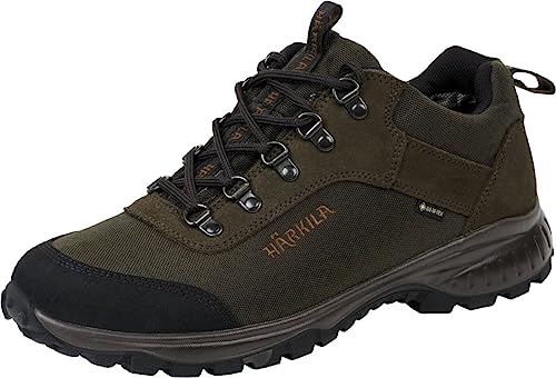 Härkila Trail Lace GTX - Wasserdichter Jagdschuh mit Schnürung für Herren Grün, Schuhgröße:44 von Härkila