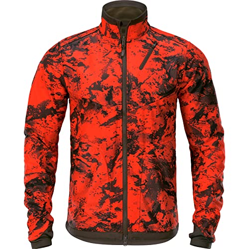 Härkila | Wildboar Pro Reversible WSP Jacke | Professionelle Jagd Kleidung & Jagd Zubehör für Herren & Damen | Skandinavische Qualität Made to Last | Willow green/AXIS MSP®Wildboar orange, XXL von Härkila