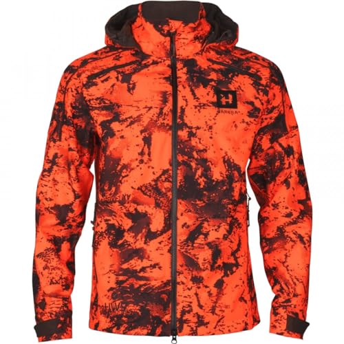 Härkila | Wildboar Pro camo HWS Jacke | Professionelle Jagd Kleidung & Jagd Zubehör für Herren | Skandinavische Qualität Made to Last | AXIS MSP®Orange Blaze, 50 von Härkila