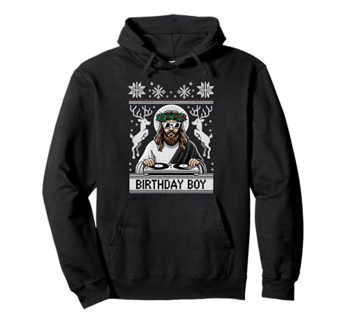 Jesus Birthday Boy Weihnachtspulli Ugly Christmas Sweater Pullover Hoodie Jesus Birthday Boy Weihnachtspulli Ugly Christmas Sweater Pullover Hoodie von Hässliche Weihnachtspullover Lustig
