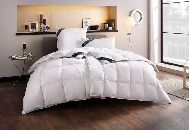 Haeussling Daunenbettdecke + Kopfkissen "Kristall Edition" Spar-Set in verschiedenen Wärmeklasssen von Haeussling