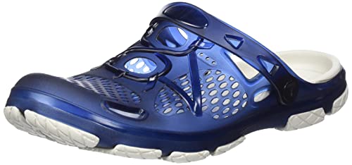 Clogs Herren Pantoletten Sommer Hausschuhe rutschfest Gartenschuhe Badeschuhe Strand Aqua Slippers Schwarz Blau Gelb 40-45 Blau 40 Clogs Herren Pantoletten Sommer Hausschuhe rutschfest Gartenschuhe Badeschuhe Strand Aqua Slippers Schwarz Blau Gelb 40-45 Blau 40 von Hafiot