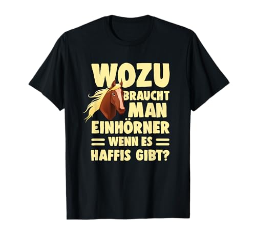 Haflinger Pferd Ponny Damen Mädchen Reiten Voltigieren Haffi T-Shirt Haflinger Pferd Ponny Damen Mädchen Reiten Voltigieren Haffi T-Shirt von Haflinger Pferd Geschenk & Shirt Co.