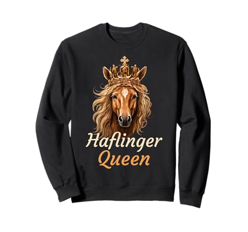 Haflinger Queen - Pferde Mädchen Outfit Reiterin Reiterhof Sweatshirt Haflinger Queen - Pferde Mädchen Outfit Reiterin Reiterhof Sweatshirt von Haflinger Pferde Mädchen Geschenke Reiterin Design