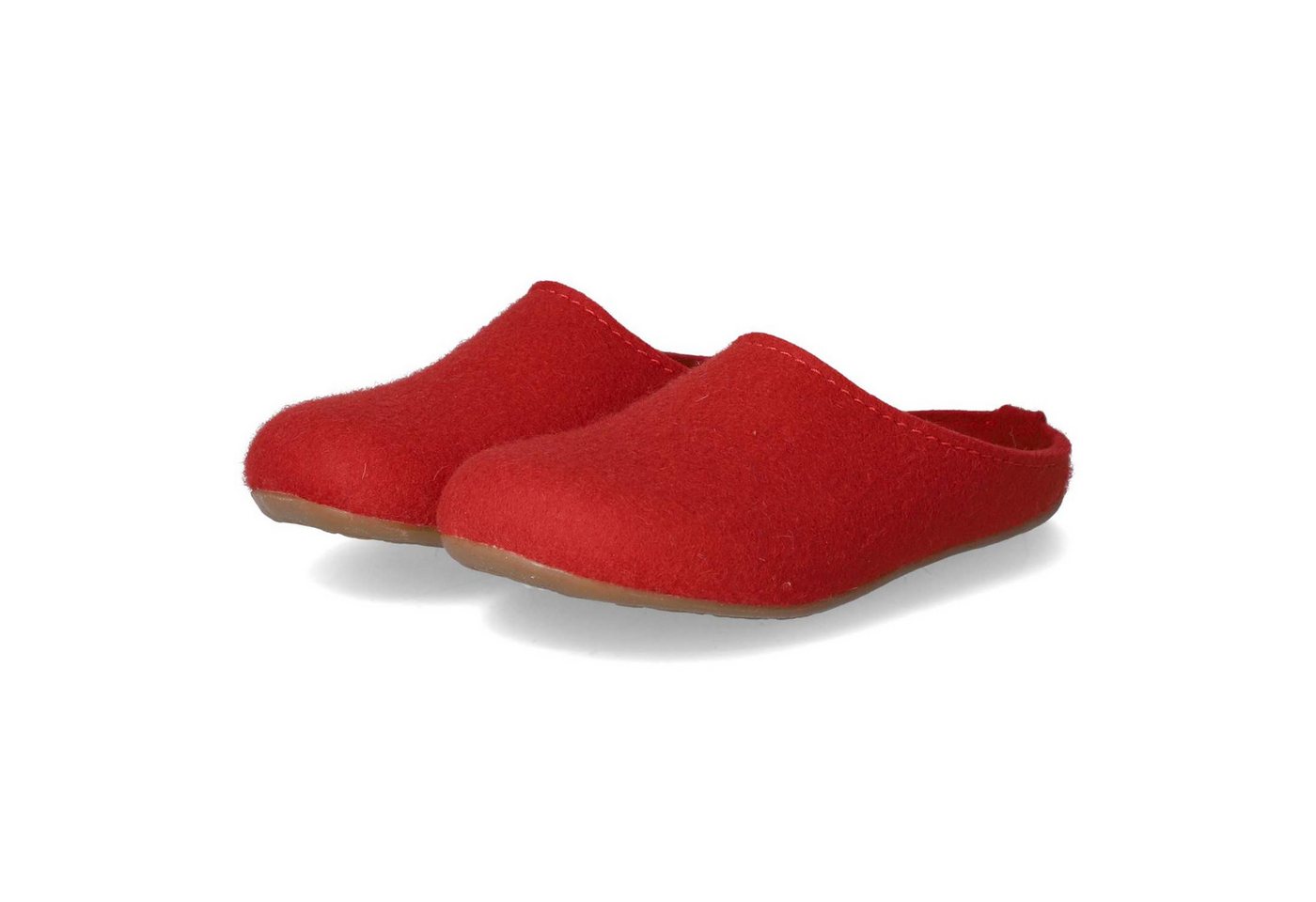 Haflinger Haflinger 481024-11 Damen Textil rot Pantolette von Haflinger