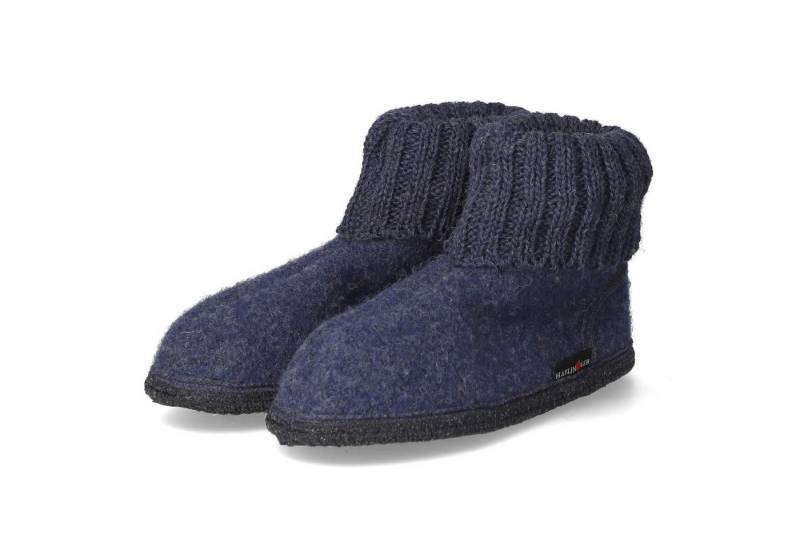 Haflinger Haflinger 631047-72 Damen Textil blau Hüttenschuhe von Haflinger