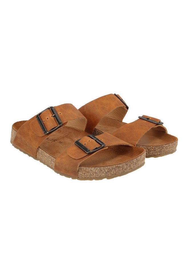 Haflinger Bio Andrea Pantolette (1-tlg) Pantoletten - Anatomisch geformtes Fußbett, Hochwertiges Rindsleder von Haflinger