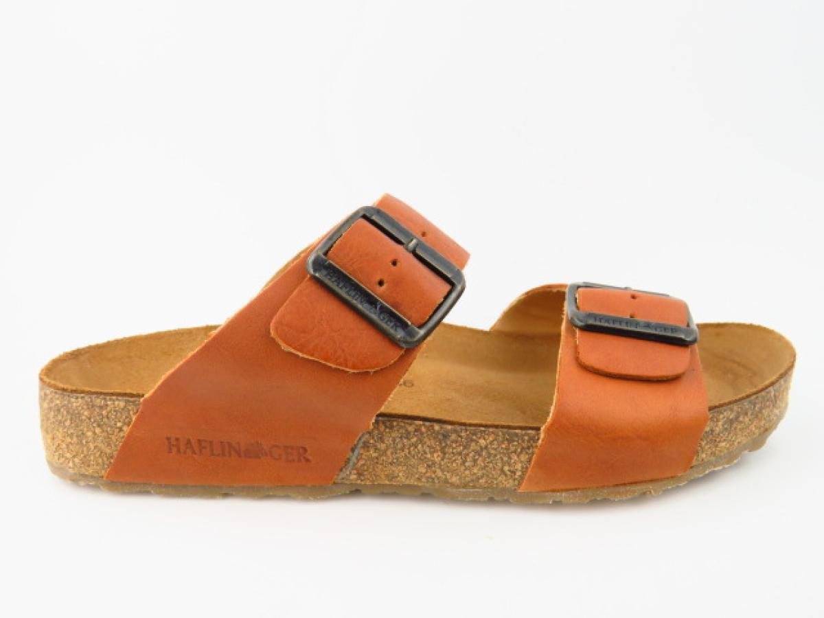 Haflinger Bio Andreas caramel count Pantolette von Haflinger