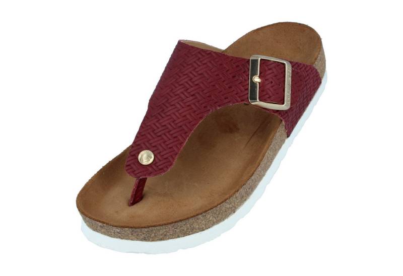 Haflinger Bio Conny Sommer Sandale Zehentrenner Hausschuh Damen Hausschuh von Haflinger