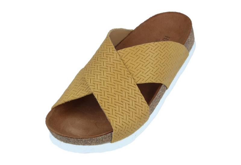 Haflinger Bio Mio Sommer Sandale aus Leder Hausschuh Unisex Hausschuh von Haflinger