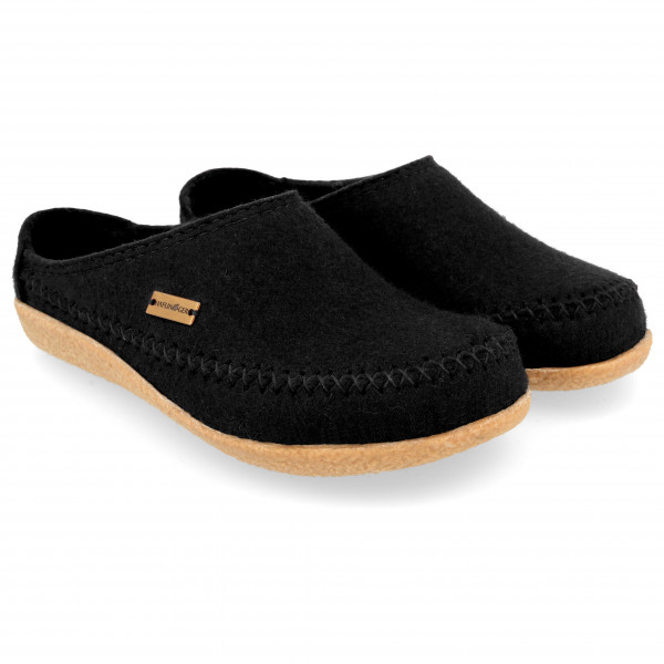 Haflinger - Blizzard Credo - Hüttenschuhe Gr 42 schwarz von Haflinger