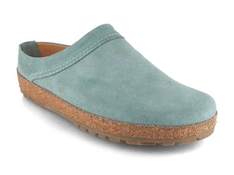 Haflinger Damen Herren Leder Clog Bio Malmö Hausschuh outdoor geeignet von Haflinger