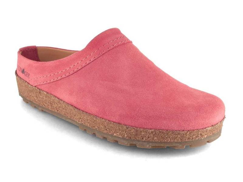 Haflinger Damen Herren Leder Clog Bio Malmö Hausschuh outdoor geeignet von Haflinger