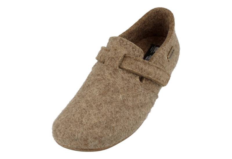 Haflinger Everest Focus Filzpantoffel mit verstellbarem Riemen Hausschuh unisex Hausschuh von Haflinger