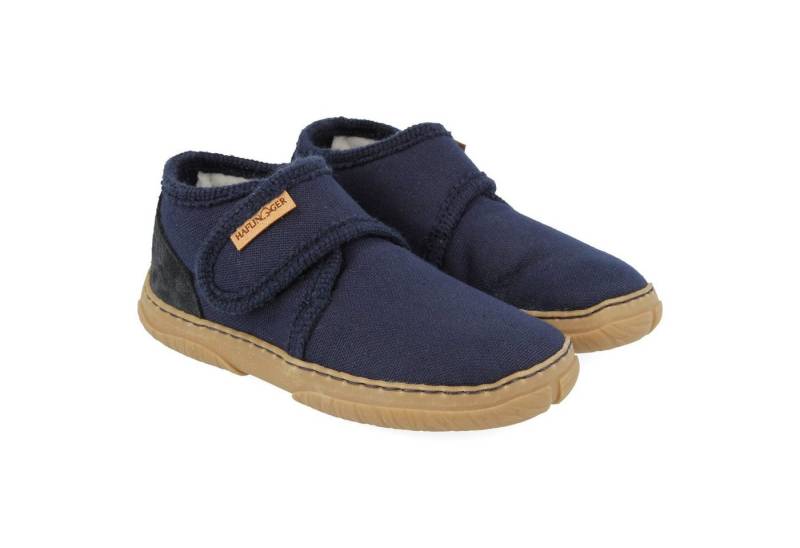 Haflinger Fidelius Luca Kinderhausschuhe auf Baumwolle mit Gummisohle unisex Hausschuh von Haflinger
