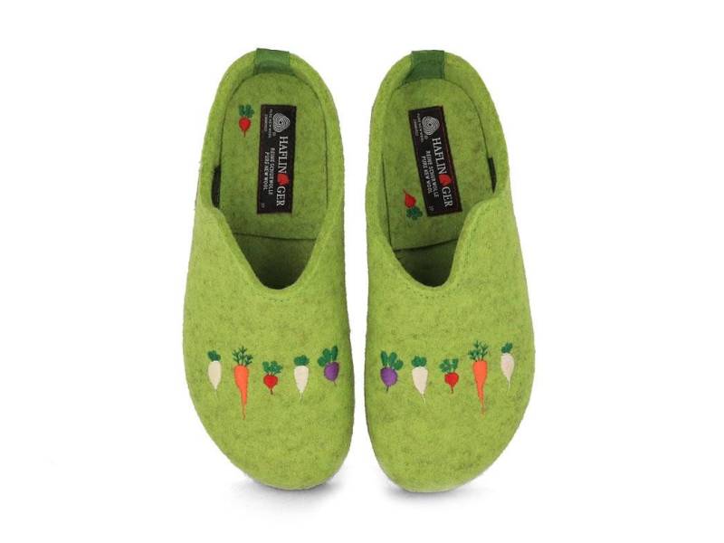 Haflinger Filzhausschuhe Grizzly Rübli Hausschuh outdoor geeignet von Haflinger