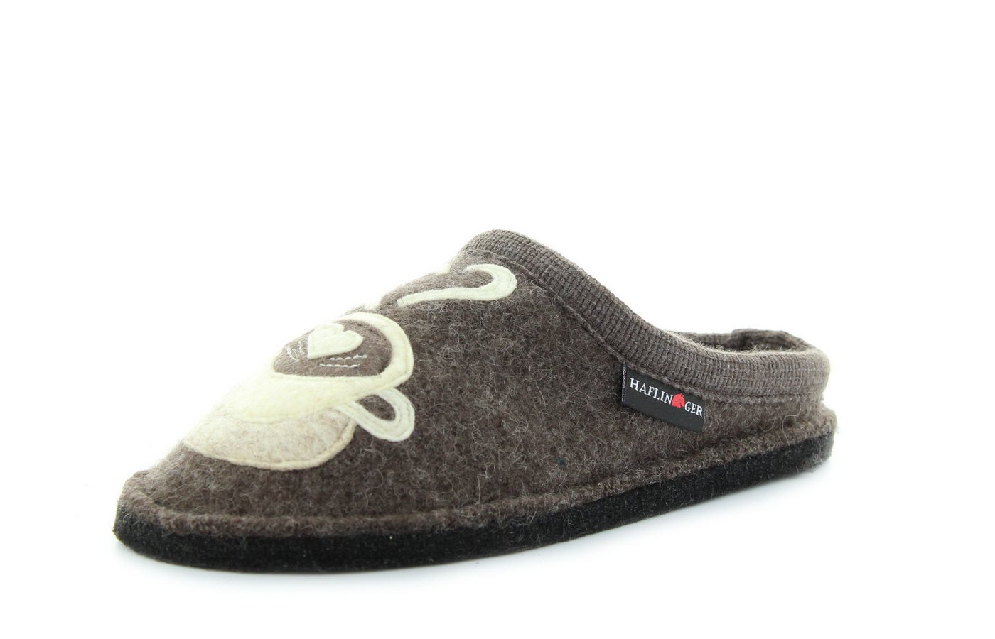 Haflinger Flair Coffee Time Hausschuh Anatomisches Fußbett von Haflinger
