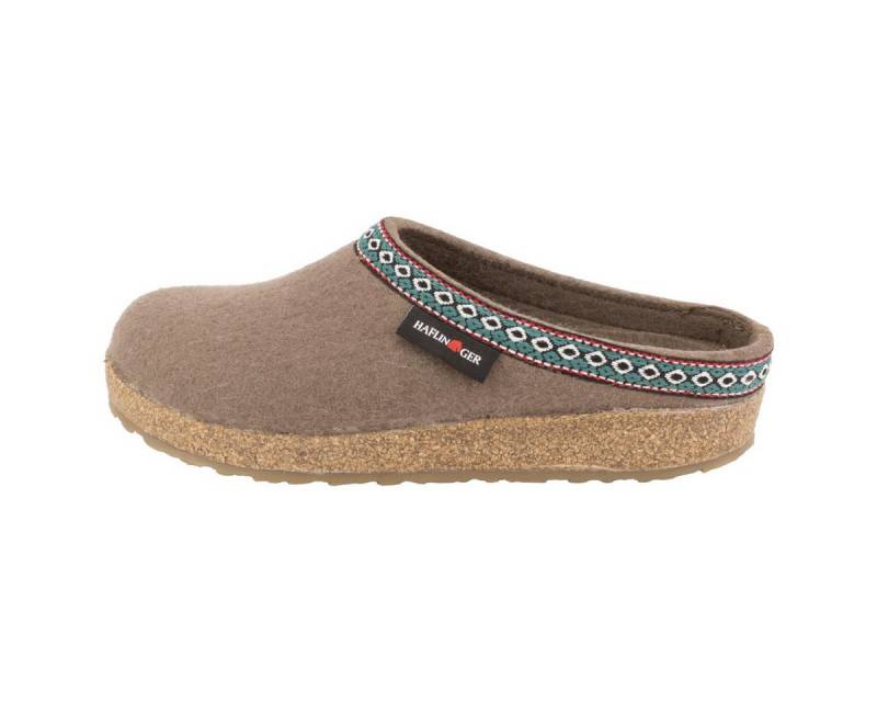 Haflinger Franzl Clog (1-tlg) Clogs - Bequem und wärmend, Anatomisch geformtes Fußbett von Haflinger