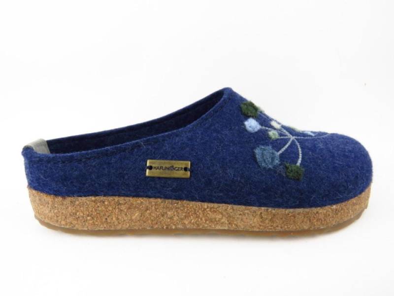 Haflinger Grizzly Amaya jeans Hausschuh von Haflinger