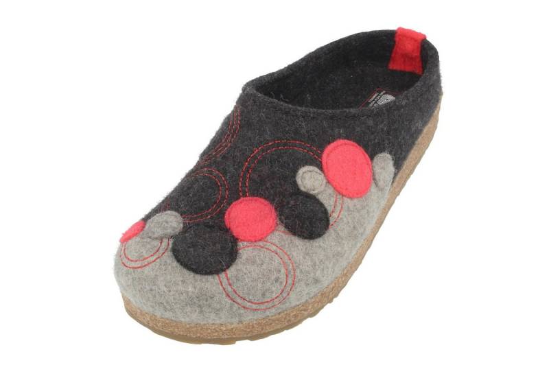 Haflinger Grizzly Fizz Filzclog aus reinem Wollfilz Unisex Hausschuh von Haflinger