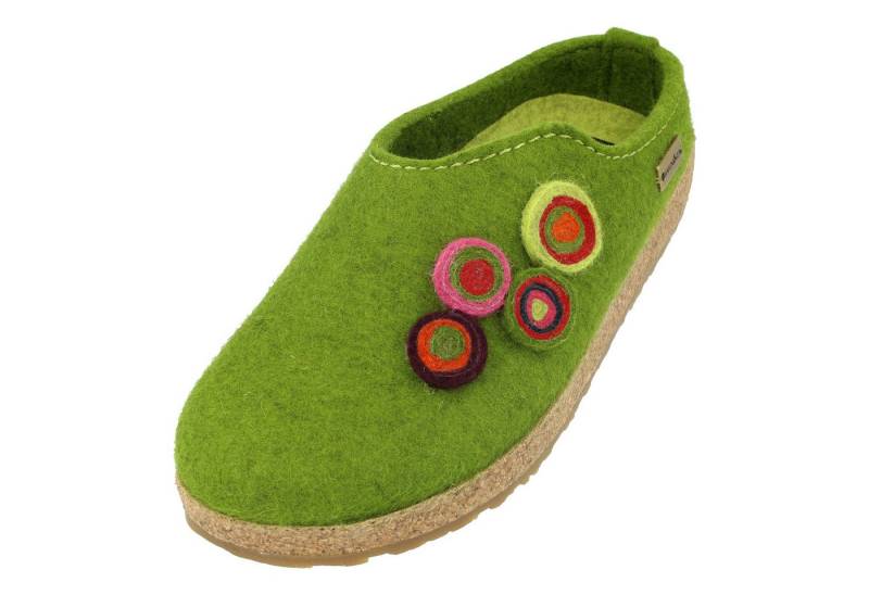 Haflinger Grizzly Kanon Filzclog aus reinem Wollfilz Unisex Hausschuh von Haflinger