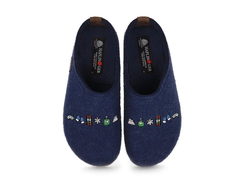 Haflinger Grizzly Pistenglück Hausschuh atmungsaktiv von Haflinger