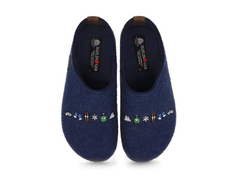 Haflinger Grizzly Pistenglück Hausschuh atmungsaktiv von Haflinger