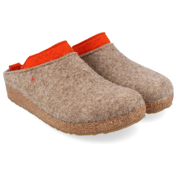Haflinger - Grizzly Speed - Hausschuhe Gr 38 beige von Haflinger