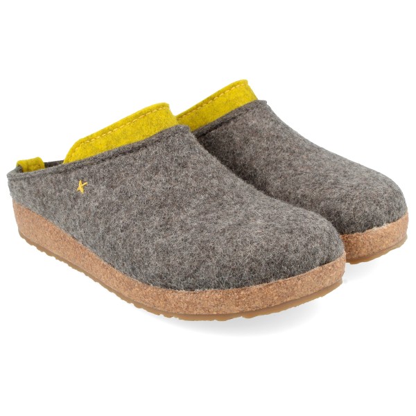 Haflinger - Grizzly Speed - Hausschuhe Gr 39 grau von Haflinger