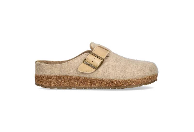 Haflinger Haflinger Grizzly Chicago Beigemeliert Öko Slipper von Haflinger